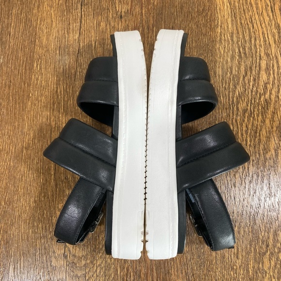 Ugg Zayne Double Strap Slingback Platform Sandal Womens Various Sizes Black NWOT - Picture 8 of 9